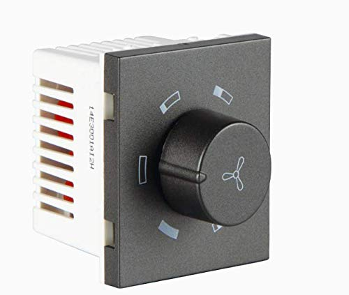 Crabtree Athena High Speed Fan Regulator (Misty Grey), Small (ACARFHG005)