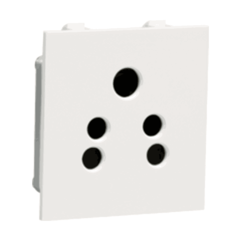 Crabtree Thames 6 A 5 Pin Shuttered Socket, ACTKPXW065