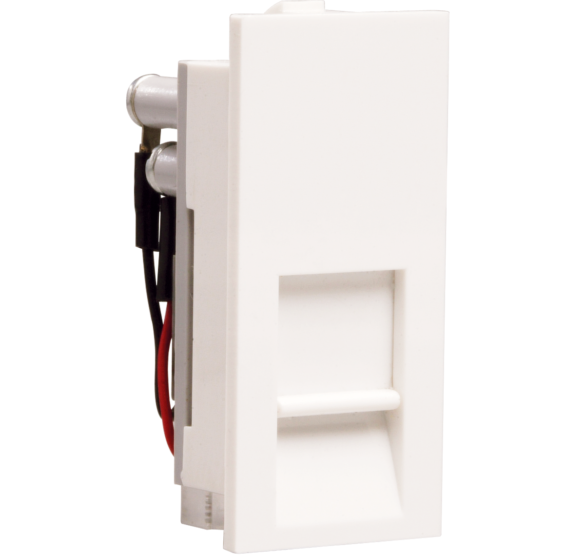 Crabtree Thames 1 M RJ 11 Socket with Shutter, ACTKRWW111