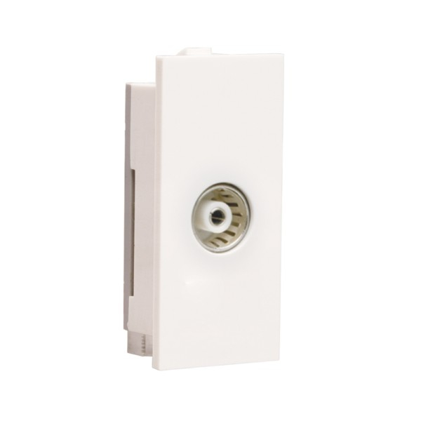 Crabtree Thames 1 M TV Co-Axial Socket, ACTKTLW000