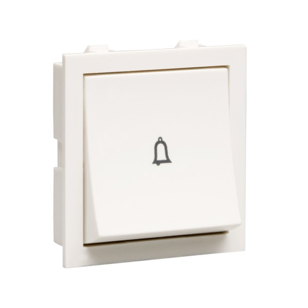 Crabtree Thames 10A Mega Bell Push Switch White
