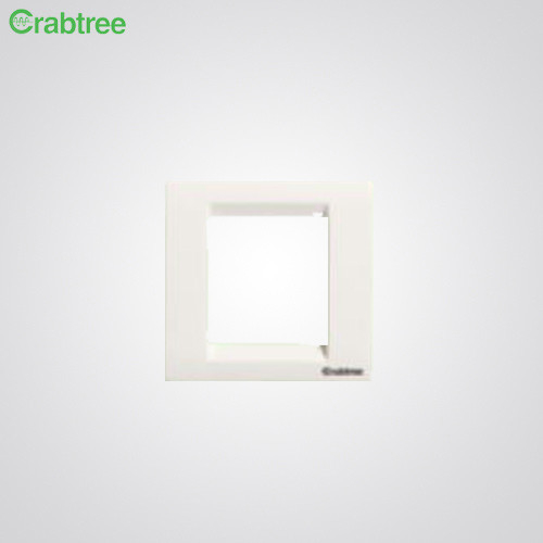 Crabtree Thames 1 M Combined Platinum Cover Plate-ACTPPCWV01