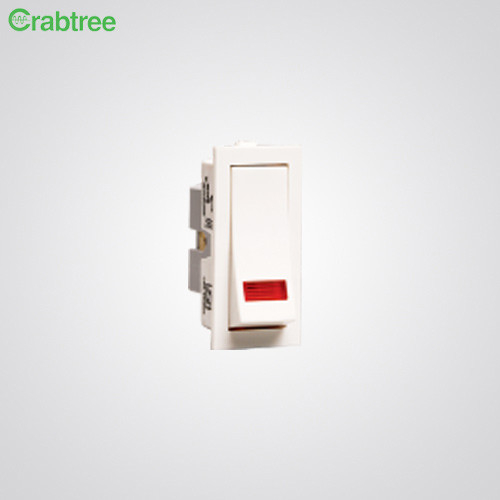 Crabtree Thames 20 A DP Switch with Indicator (1M)-ACTSDIW201
