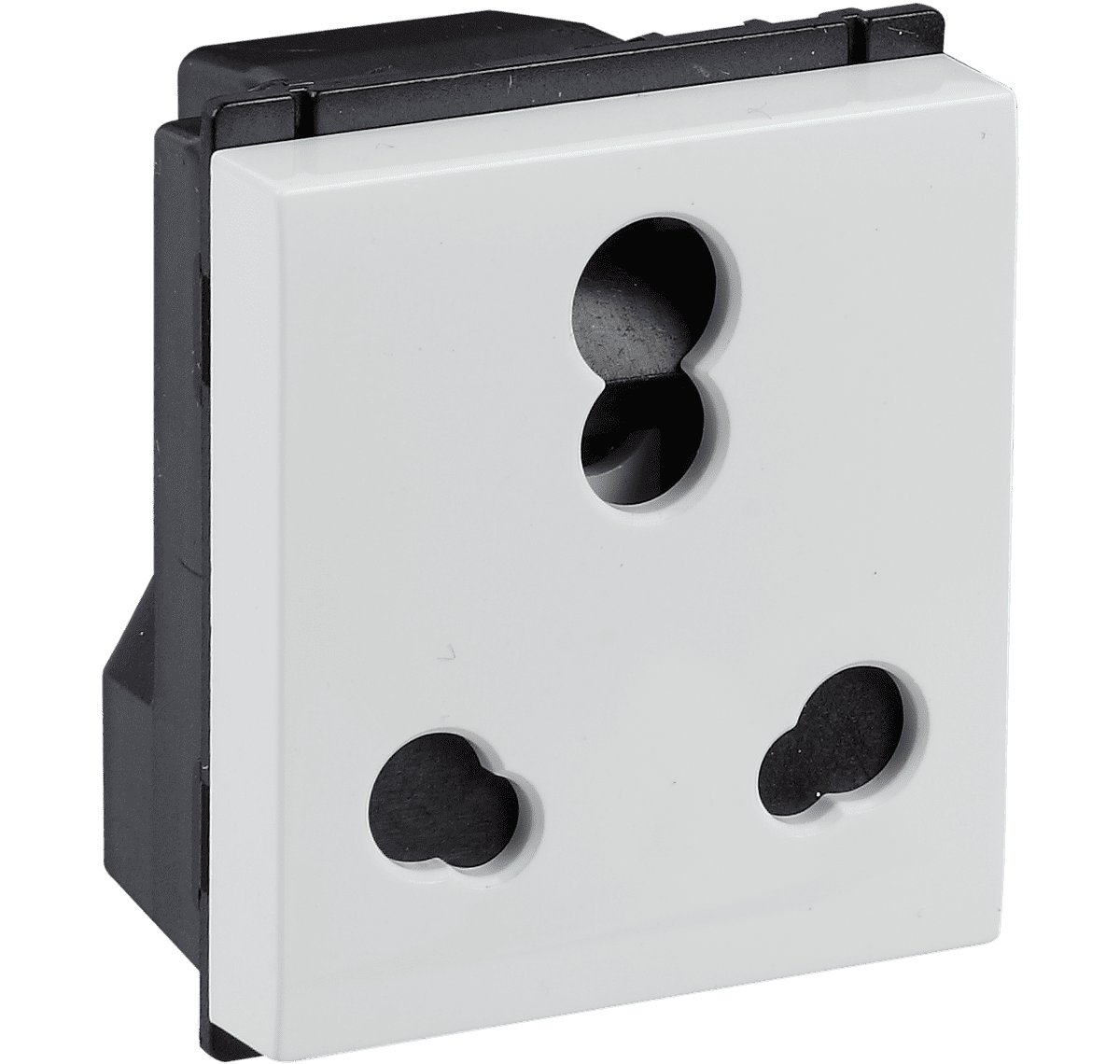 Crabtree Murano 6A/16A White Combine Socket, ACUKCXW163 