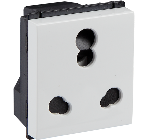 Crabtree Murano 6 A 5 Pin White Socket ACUKPXW065 