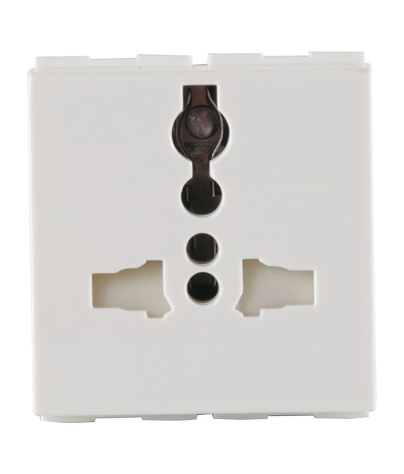 Crabtree Murano White International Socket, ACUKUXW133