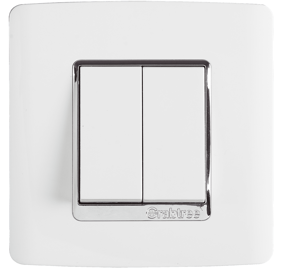 Crabtree Murano Ducor White 2 M PC Cover Plate, ACUPLCWV02