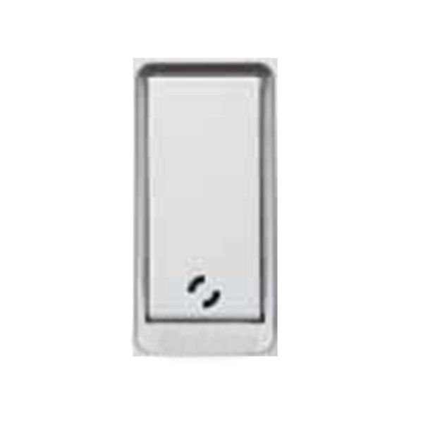 Crabtree Murano 10 A Bell Push With Indicator White Super Soft Switch