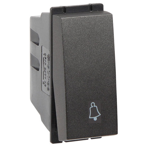 Crabtree Murano Bell Push Switch 10A, ACUSBXB101