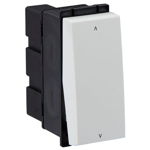Crabtree Murano 16A 2 Way White Super Soft Switch, ACUSXXW162 