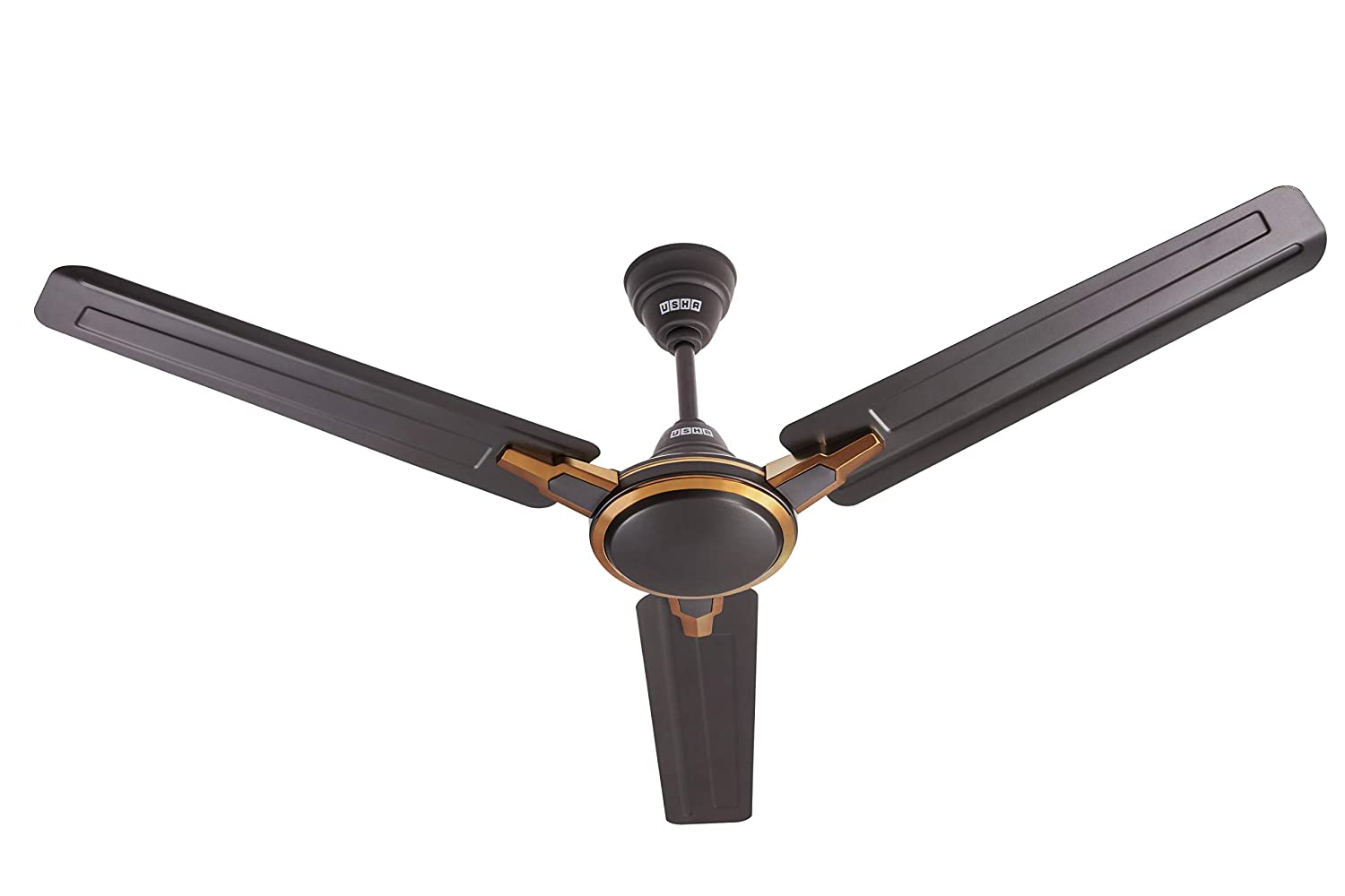 Usha Racer Chrome 1200MM Ultra High Speed 400RPM Ceiling Fan (Rich Smoke Brown