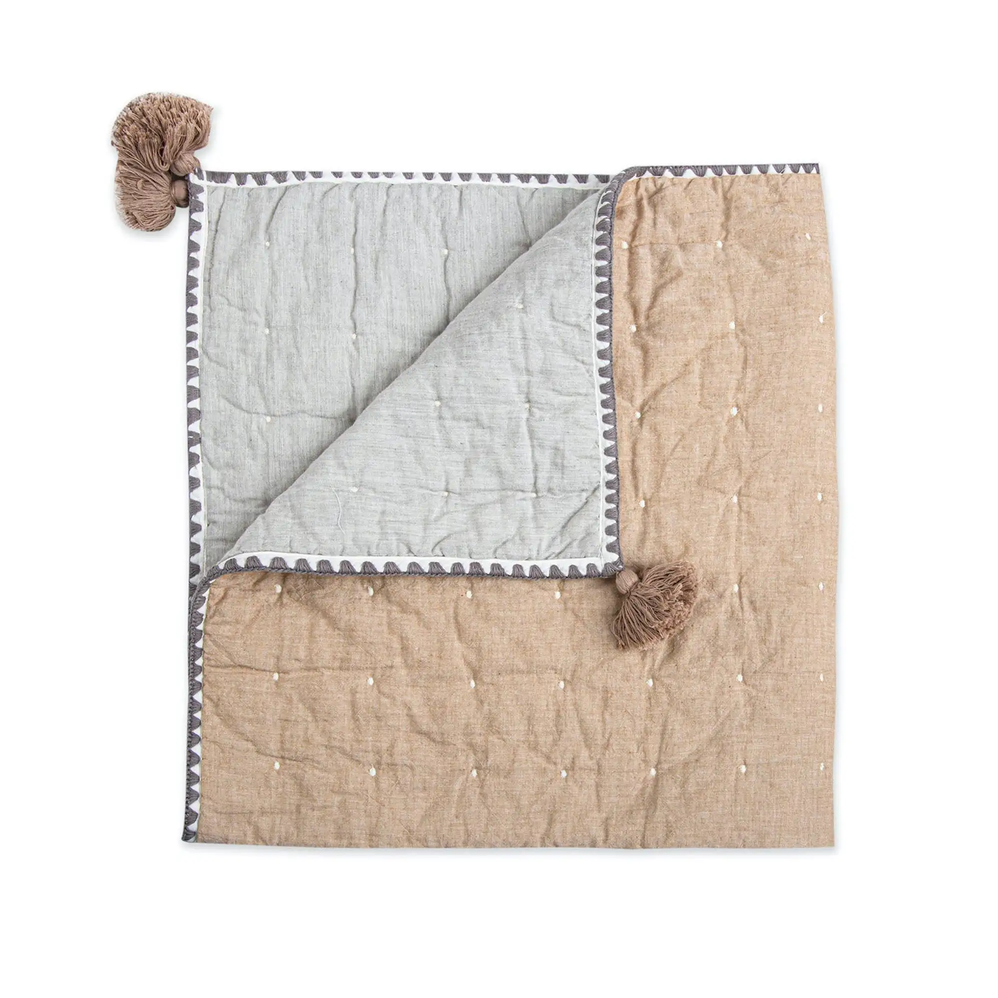 Crane BC-110QB Baby Ezra Copper Quilted Blanket