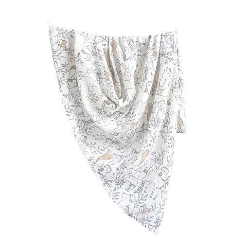 Crane BC-110SW-1 Baby Ezra Single Swaddle Wraps (Woodland)