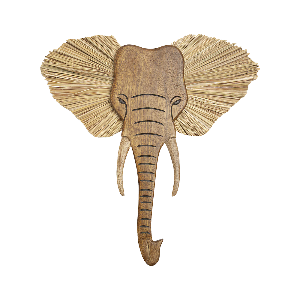 Crane BC-120WD-3 Elephant Wall Decor
