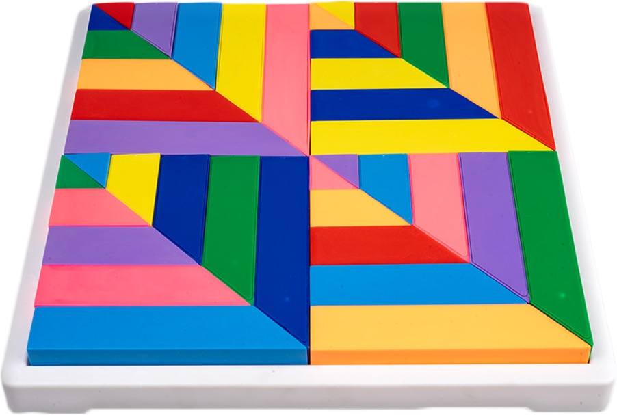 Ratnas Creative Designer 1101 Make Unlimited Patterns with Colorful Blocks