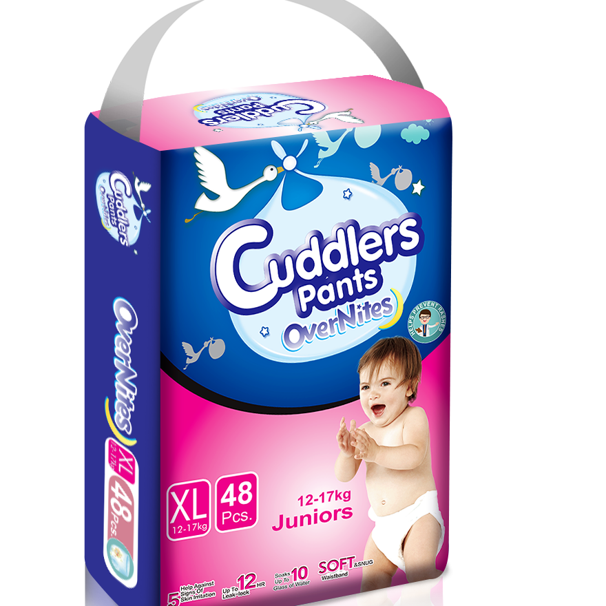 Cuddler's Pants Overnites Xl 48Pcs