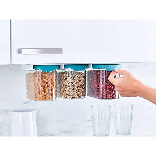 Laughing Buddha - Cupboard Store Under-Shelf Storage Container Set, Set of 3
