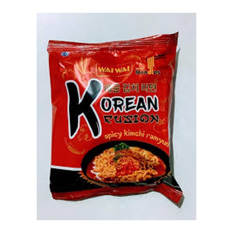 Wai Wai Korean Fusion Spicy Kimchi Ramyun - 100g
