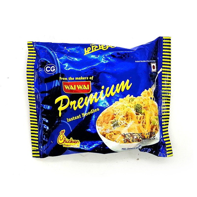 Wai Wai Premium Chicken Flavoured Noodle 75g
