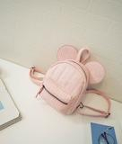 Cute Ear Mickey Mouse Women Leather Back Pack Bag Mini Teenage Lady Girls 41001378