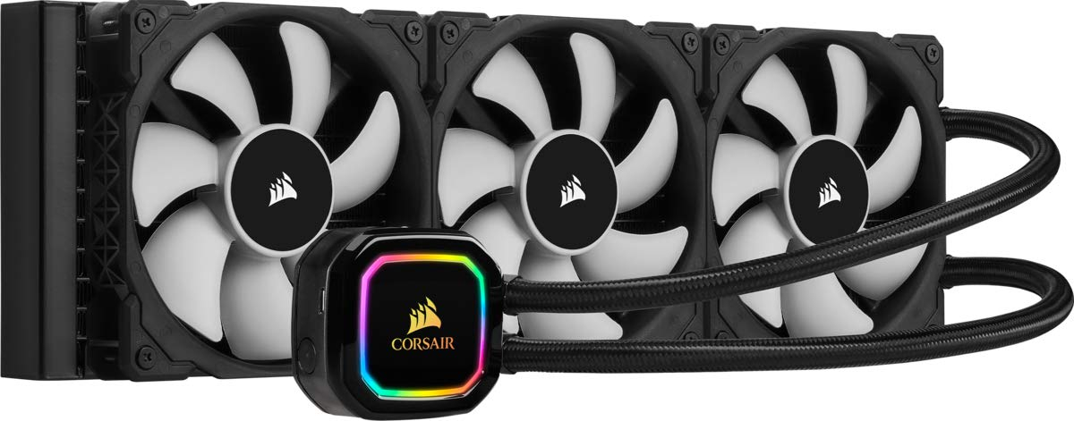 Corsair CS-CW-9060045-WW iCUE H150i RGB PRO XT Liquid CPU Cooler, 360mm