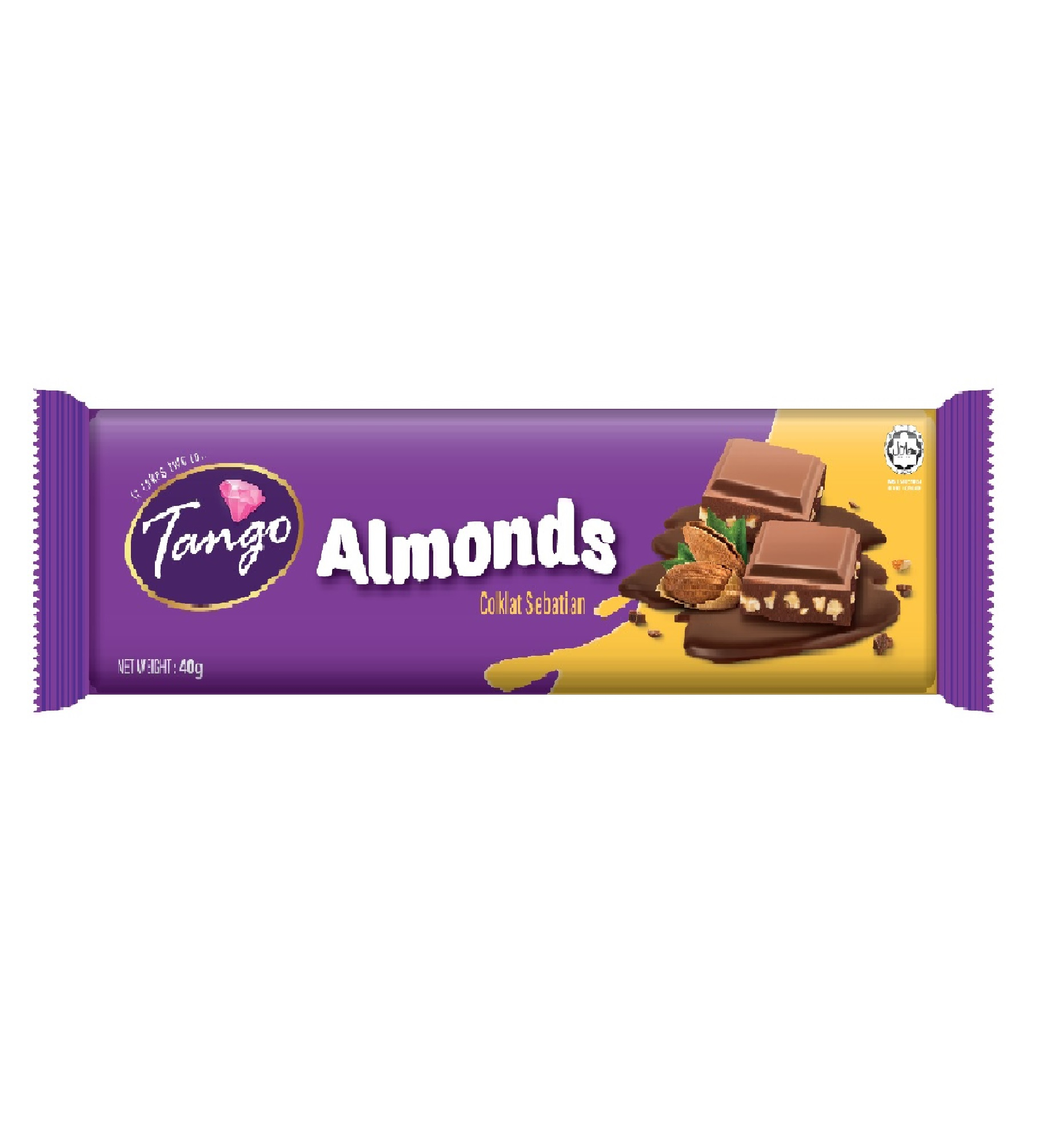 Tango 40g Bar Almond