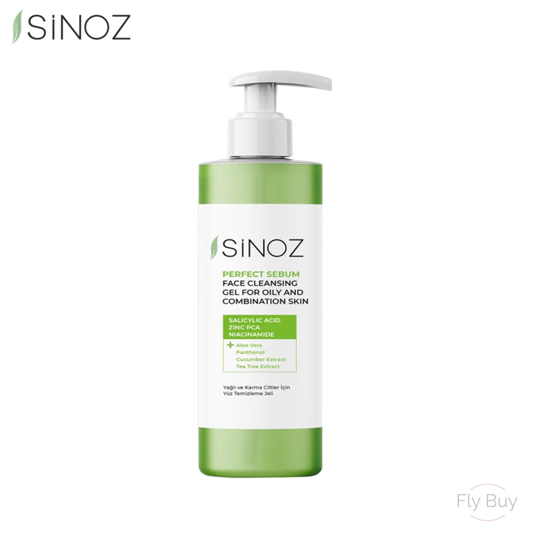 Sinoz Perfect Sebum Face Cleansing Gel for Oily and Combination Skin 400ml