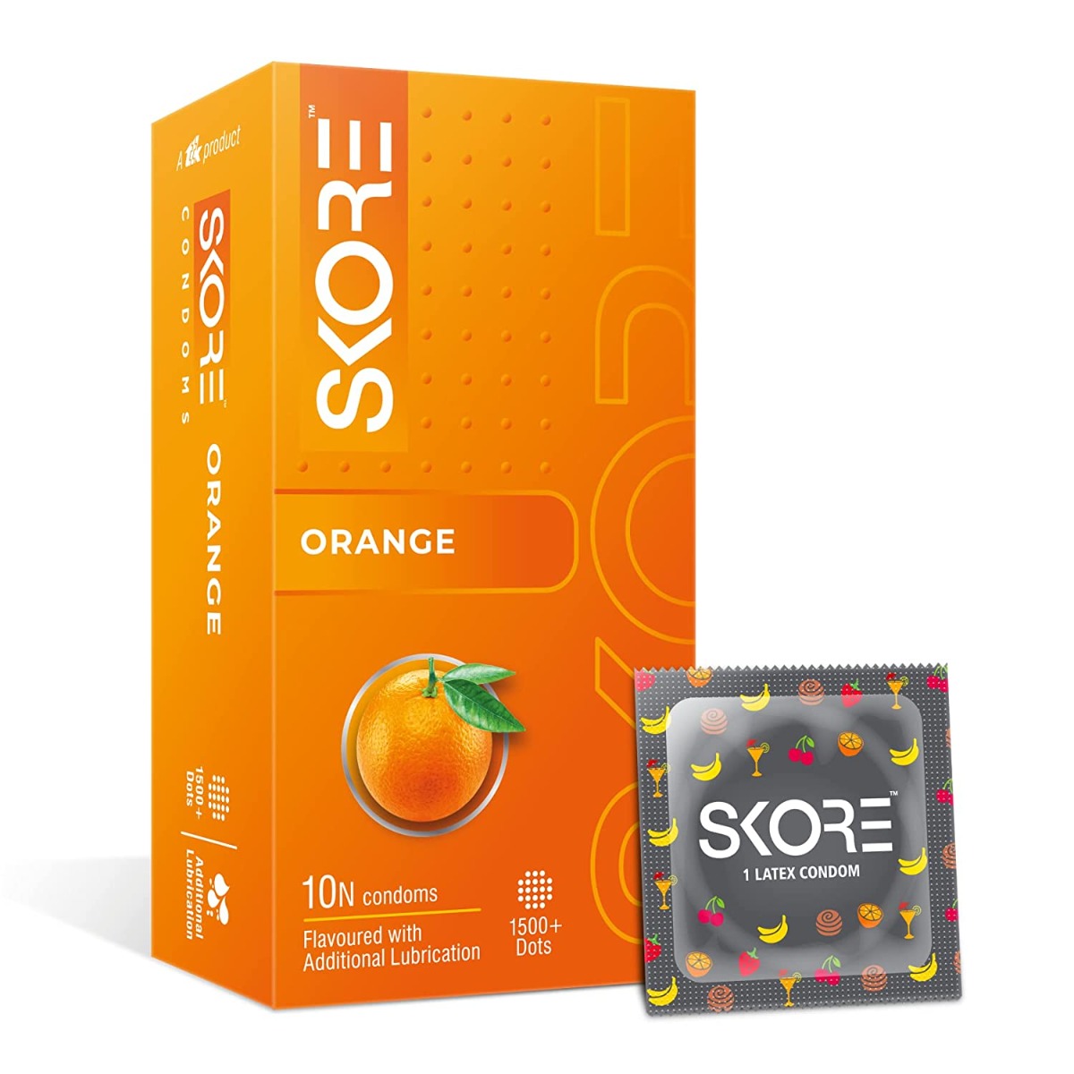Skore Orange With 1500+Raised Dots 10S