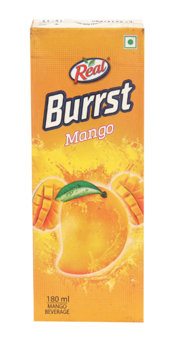 Dabur Real Burrst Mango 180Ml