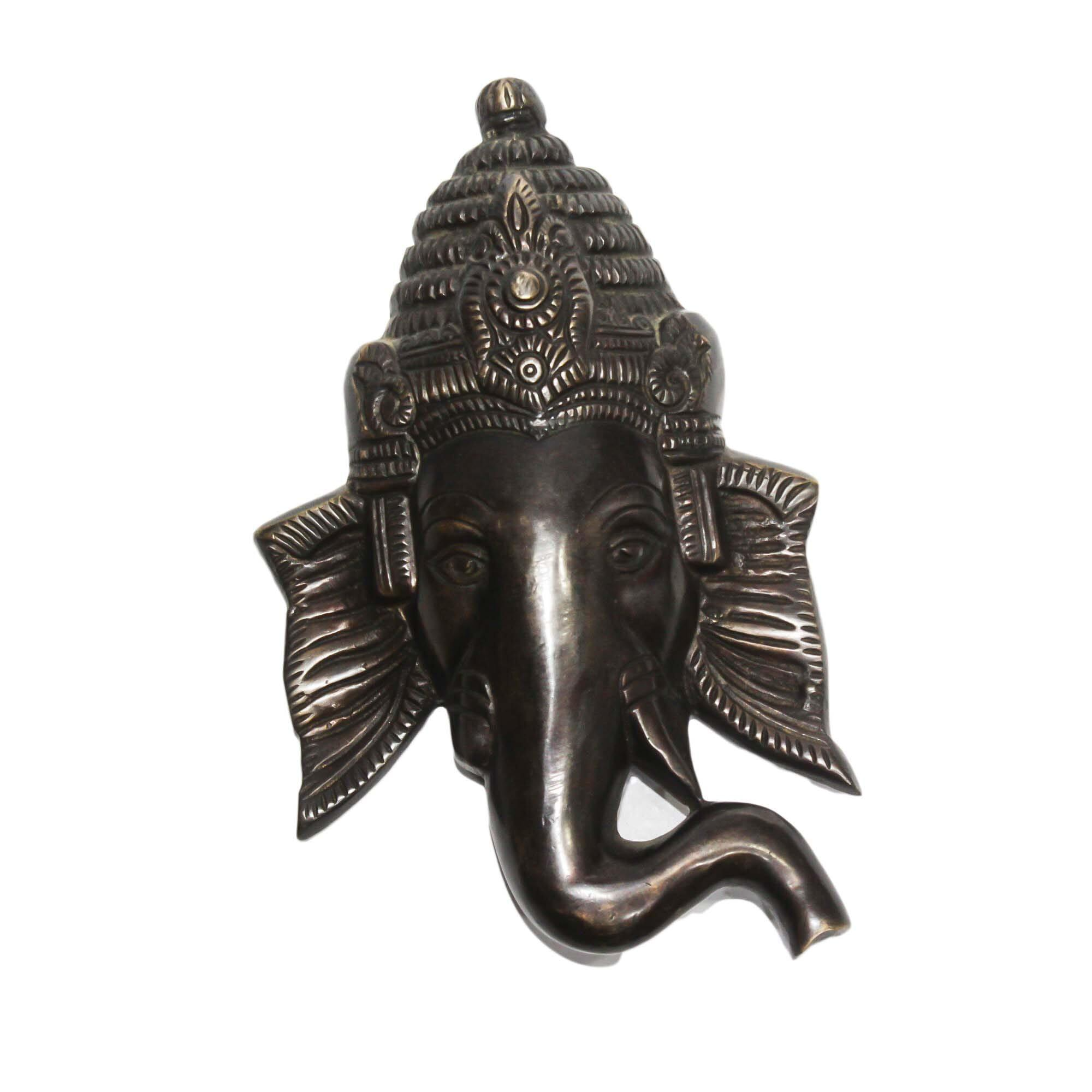 Seven Chakra Handicraft - Dark Grey Lord Ganesh Wall Décor