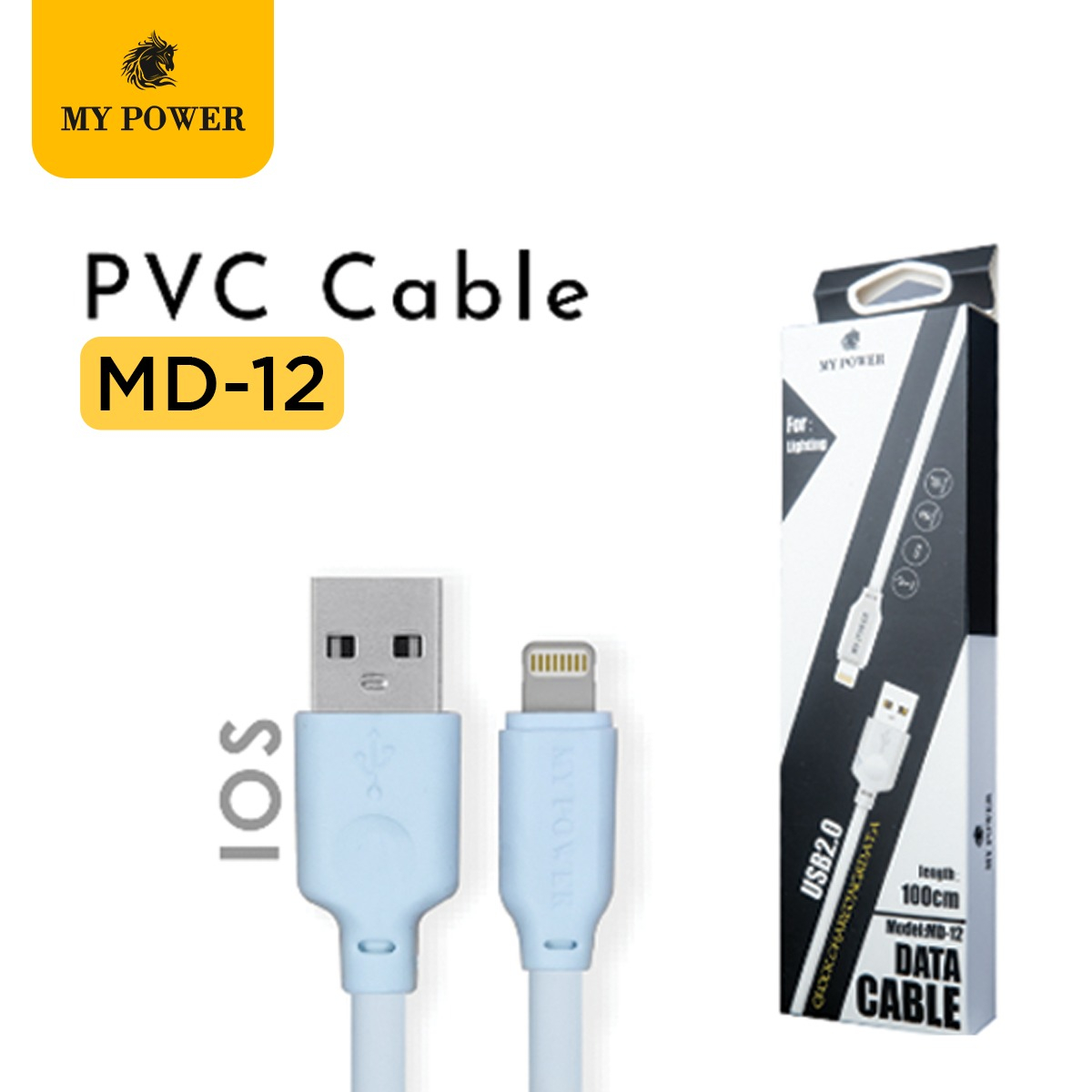 My Power Data Cable PVC, IOS MD 12