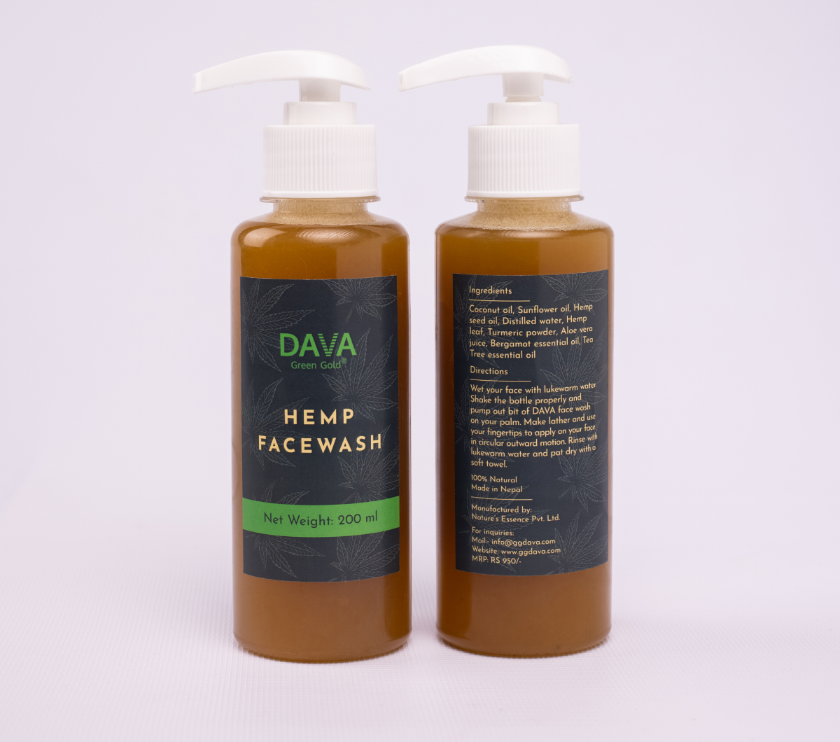 Dava - Hemp Face Wash