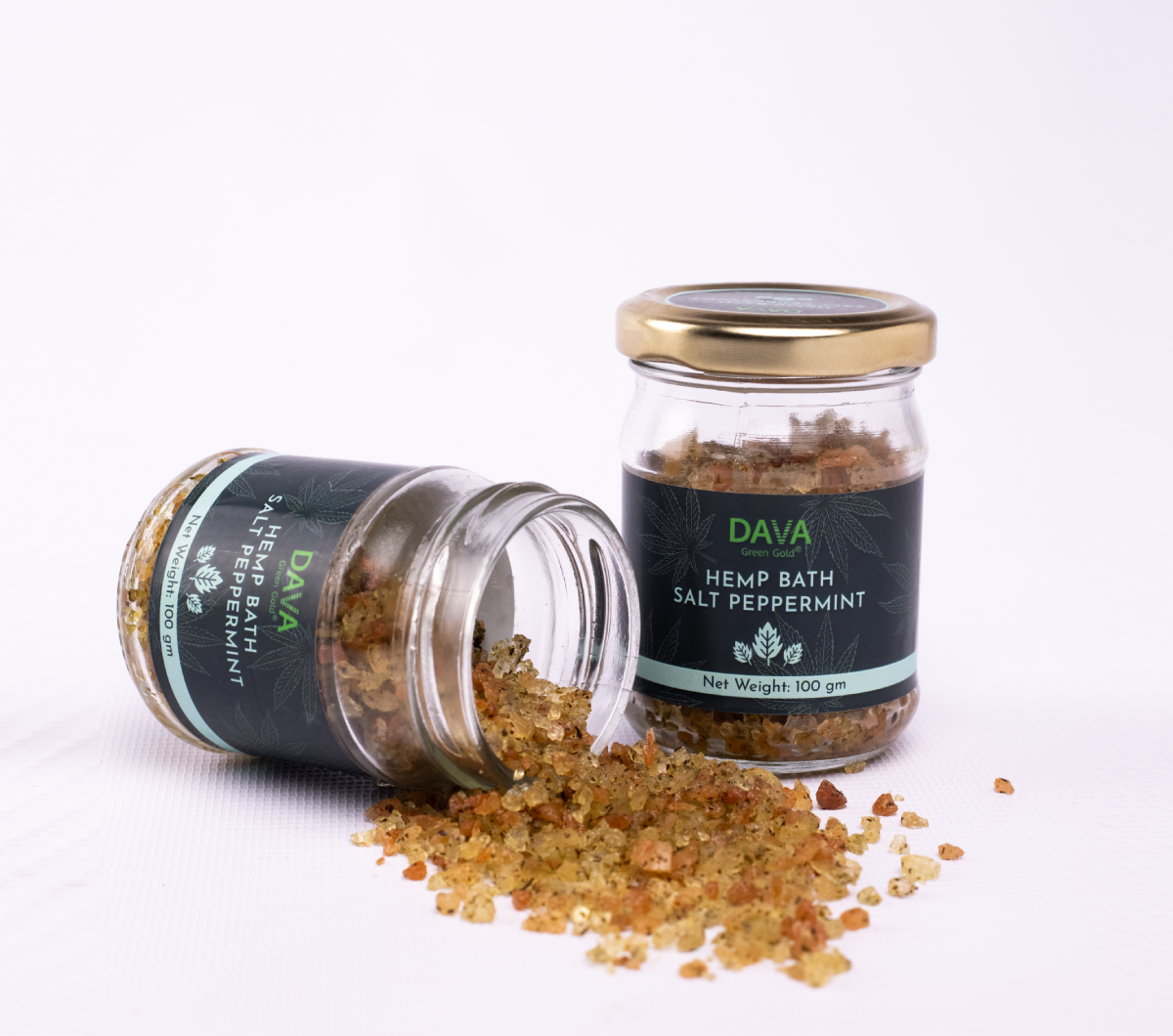 Dava - Hemp Bath Salt (peppermint)
