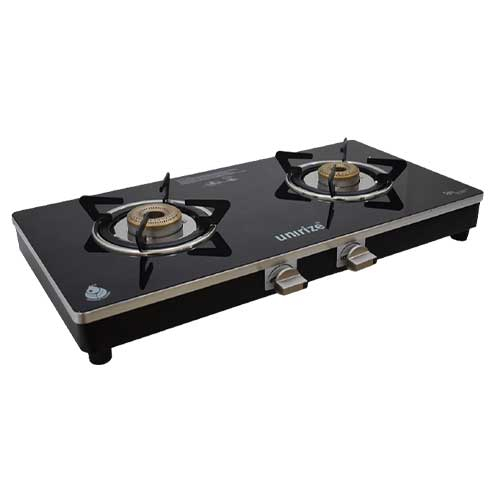 Unirize Gas Stove Dazzle 2 Burner Non Auto