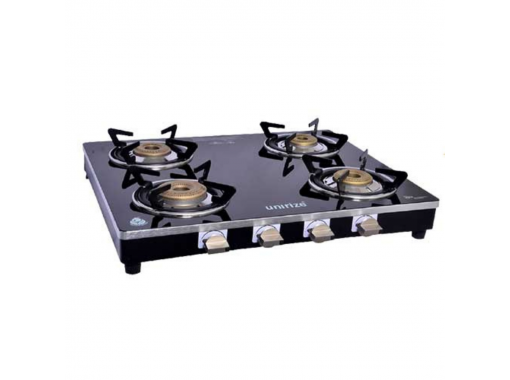 Unirize Dazzle- 4 Burner, Auto Gas Stove