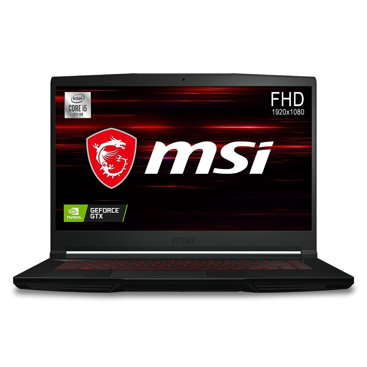 MSI GF63 Thin 10SC | 10th Gen Core i7-10750H | 8GB RAM | 512GB NVMe SSD | NVIDIA GTX 1650-4GB | Win 10