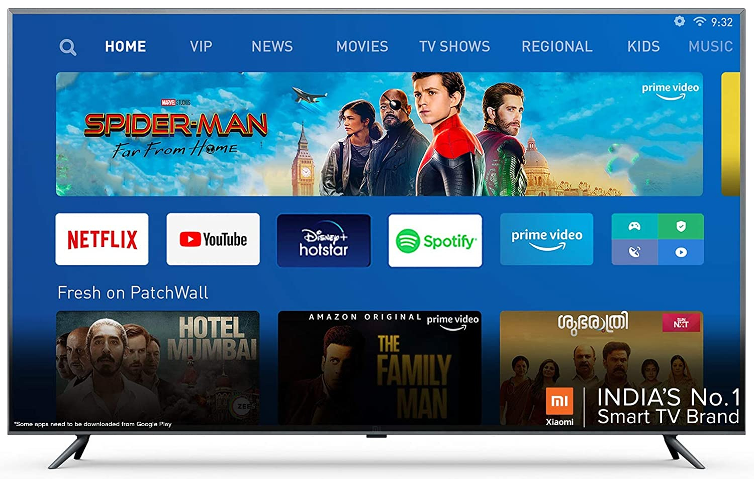 Mi TV 4X 163.9cm 65 Inch 4K UHD Android Smart LED TV