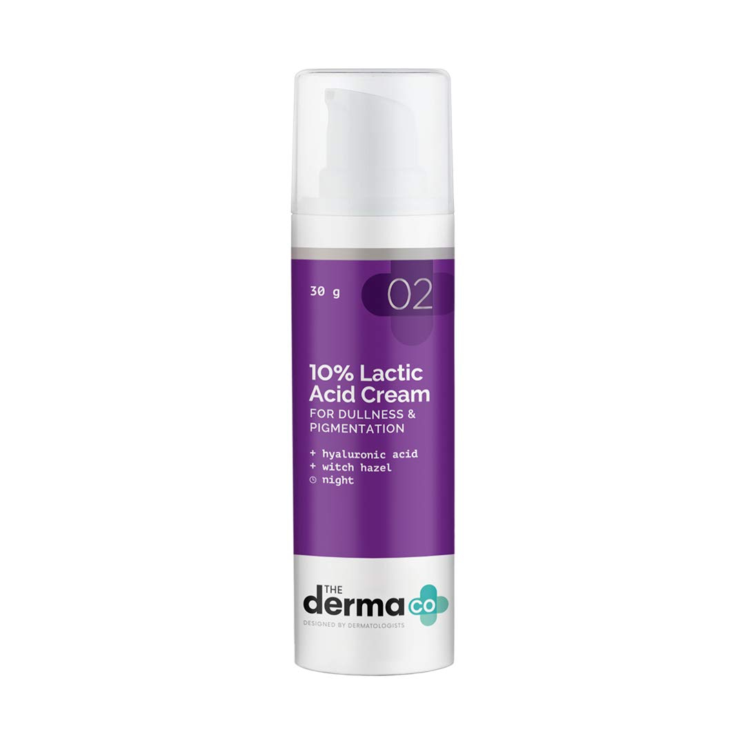 The Derma Co 10% Lactic Acid Cream For Dullness & Pigmentation - 30gm (dermaco)