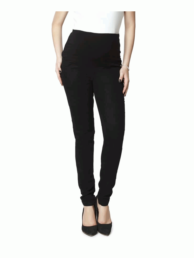Nine Maternity Slim Fit Jeans In Black Denim 3060