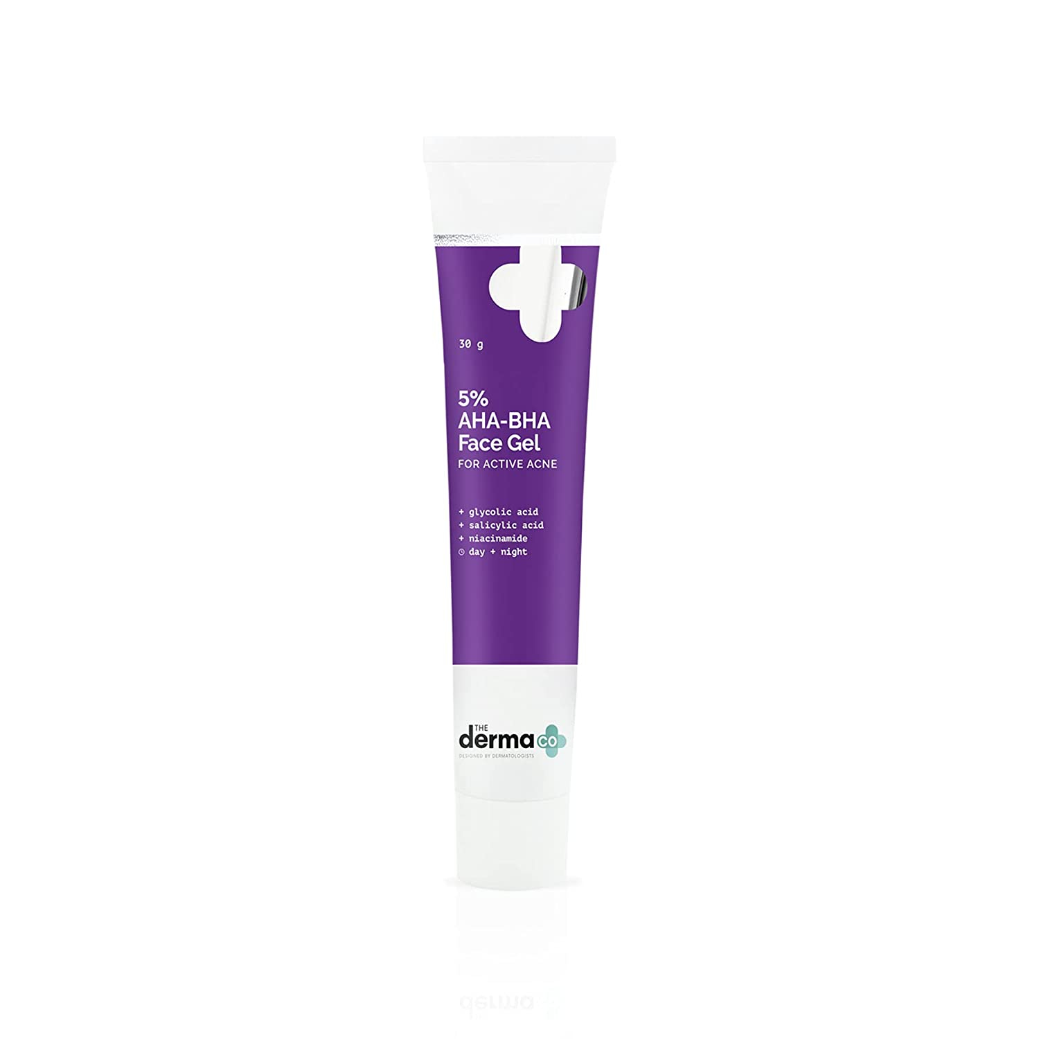 The Derma Co 5% AHA-BHA Face Gel for Active Acne - 30 gm(dermaco)