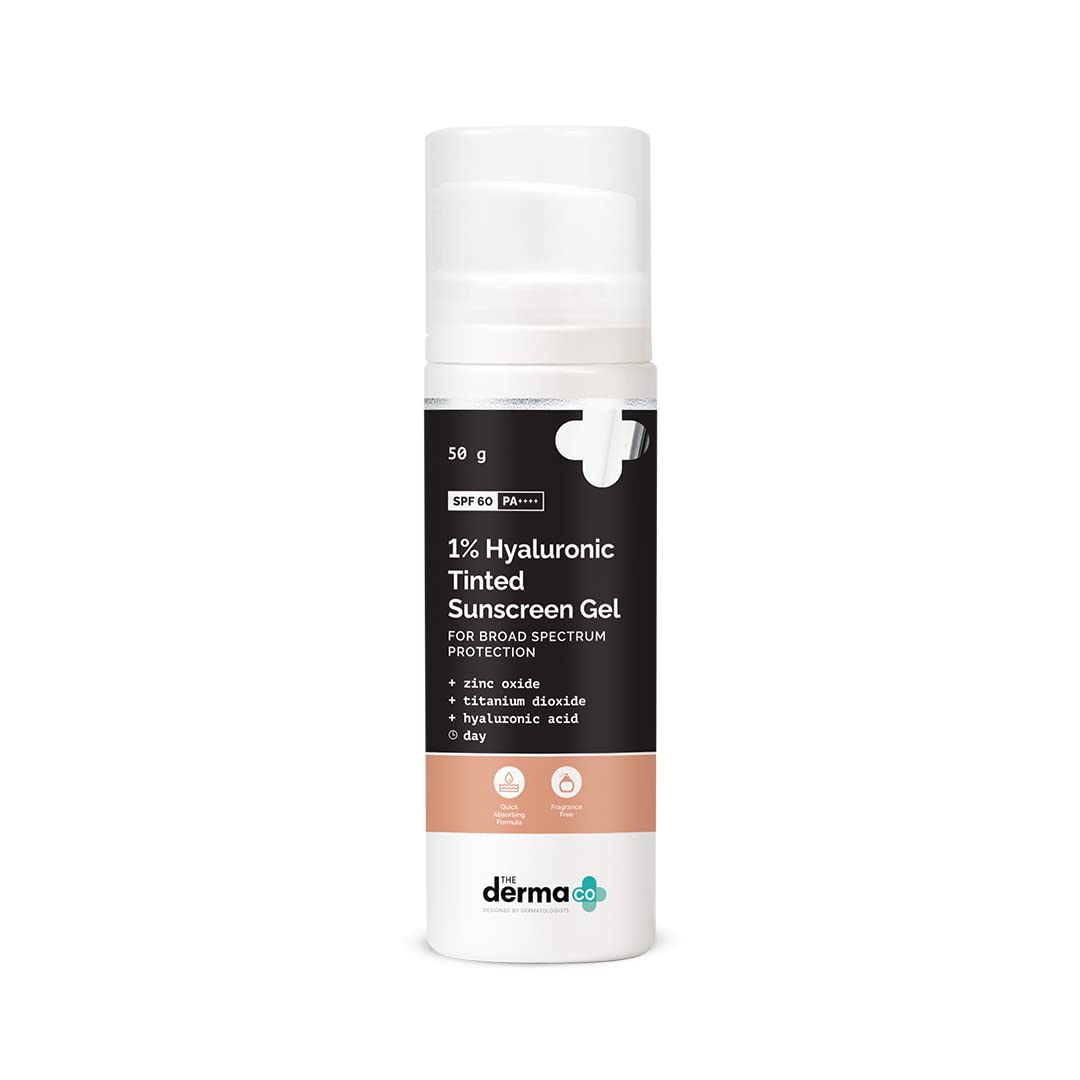 The Derma Co 1% Hyaluronic Tinted Sunscreen Gel (dermaco)