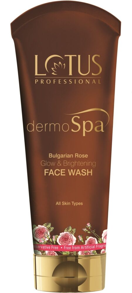 Lotus Dermo Spa Bulgarian Rose Glow and Brightening Enhancing Face Wash (80g)