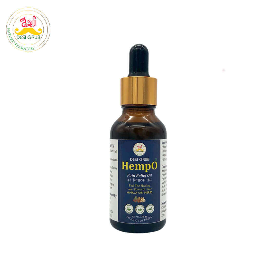 Desi Grub HempO-Pain Relief Oil 30ml
