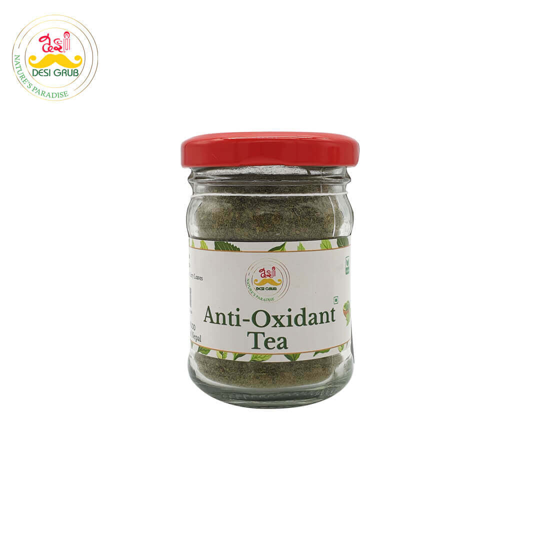 Desi Grub Antioxidant Tea - Stinging Nettle and Curry Leaves Herbal 40 Gms