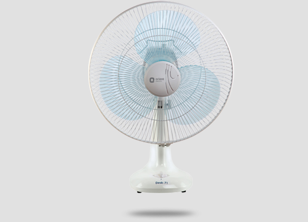 Orient Electric Desk-71 16-Inch Table Fan (Crystal White)