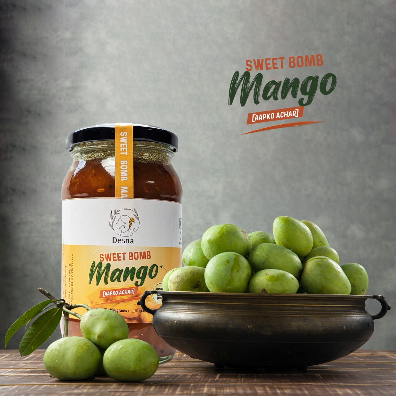 Desna Sweet Bomb Mango Pickle (Guliyo Aapko Achar)- 450 GMS