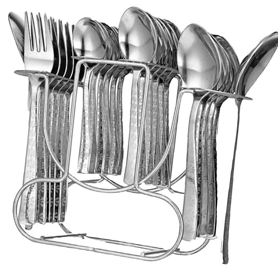 DeviDayal 26 pcs Cutlery Set FLOWER