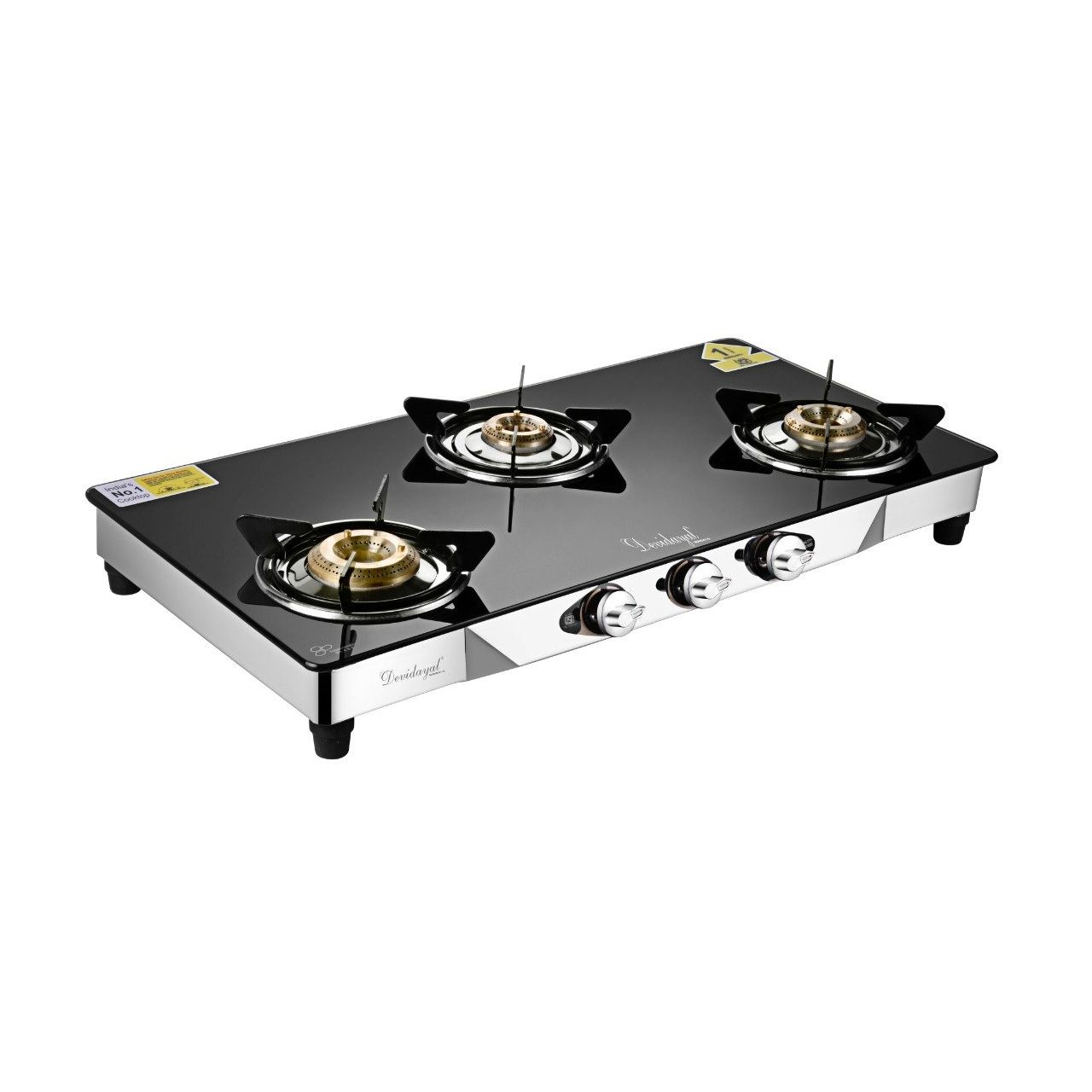 Devidayal L.P.G Stove Platinum 3 Burner