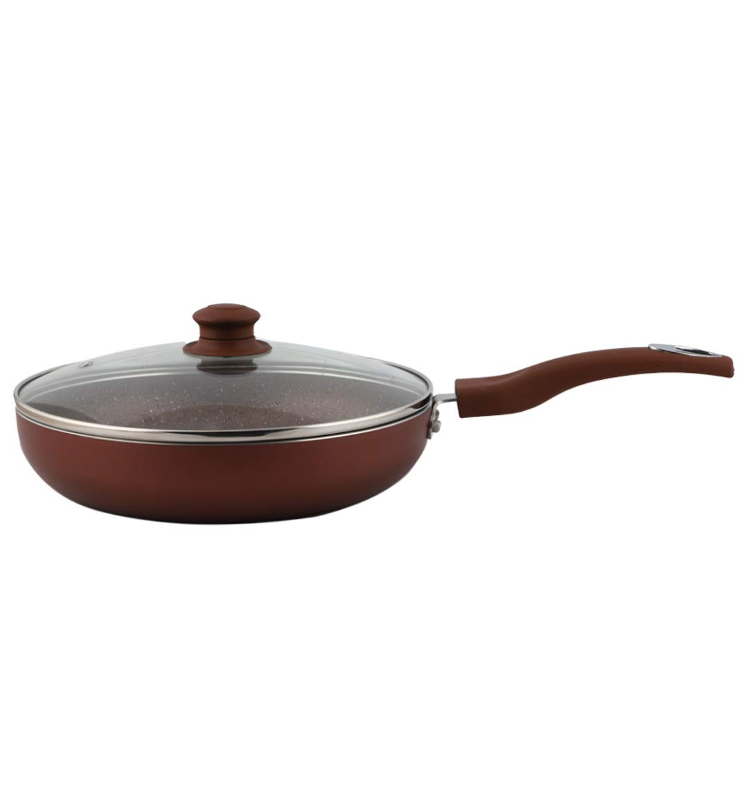 Devidayal Maroon Non Stick Frypan 4mm 260mm