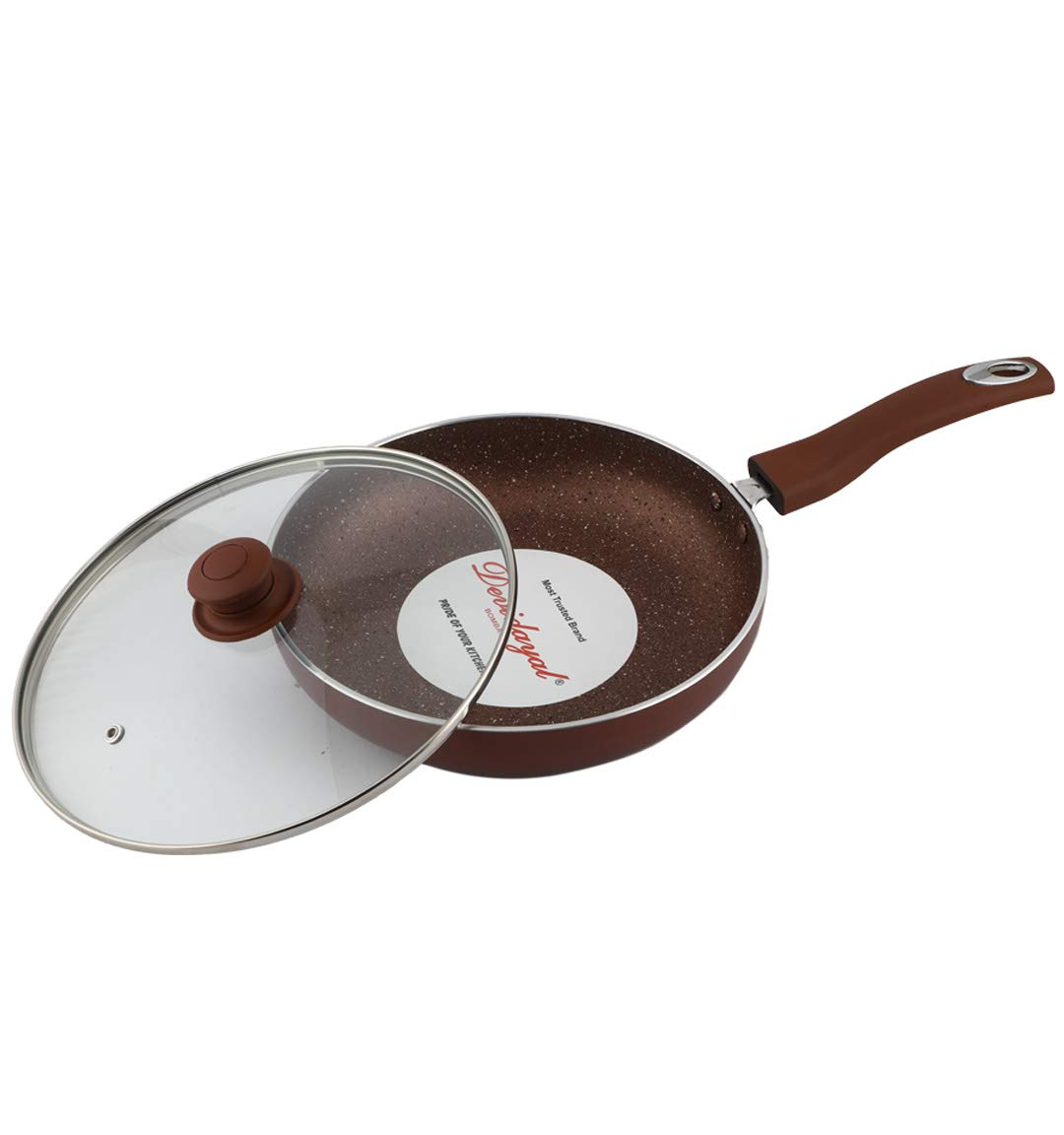 Devidayal Maroon Non Stick Frypan 4mm 240mm